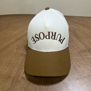 Trucker style Hat Christian white and brown